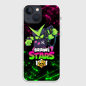 Чехол для iPhone 13 mini с принтом BRAWL STARS VIRUS 8 BIT в Белгороде,  |  | 8 bit | 8 бит | bibi | brawl stars | crow | el brown | leon | leon shark | max | mr.p | sally leon | shark | stars | virus | werewolf | акула | биби | вирус | ворон | леон | оборотень | пингвин