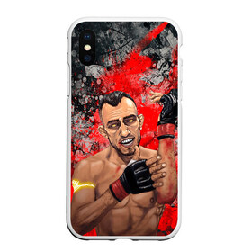 Чехол для iPhone XS Max матовый с принтом Tony Ferguson в Белгороде, Силикон | Область печати: задняя сторона чехла, без боковых панелей | ferguson | mma | tony | tony ferguson | ufs | боец | мма | тони | тони фергюсон | фергюсон | эль кукуй