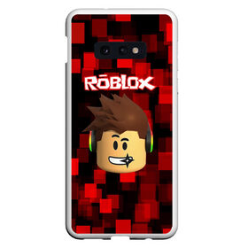 Чехол для Samsung S10E с принтом ROBLOX в Белгороде, Силикон | Область печати: задняя сторона чехла, без боковых панелей | Тематика изображения на принте: game | gamer | logo | minecraft | roblox | simulator | игра | конструктор | лого | майнкрафт | симулятор | строительство | фигура