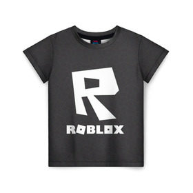 Детская футболка 3D с принтом Roblox. в Белгороде, 100% гипоаллергенный полиэфир | прямой крой, круглый вырез горловины, длина до линии бедер, чуть спущенное плечо, ткань немного тянется | 