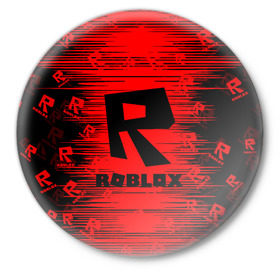 Значок с принтом Roblox. в Белгороде,  металл | круглая форма, металлическая застежка в виде булавки | game | roblox | блок | игра | игрушка | лего | майнкрафт | персонажи | персонажи из кубиков | роблокс | робот