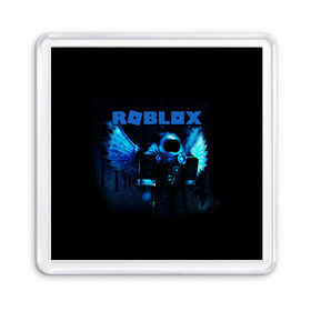 Магнит 55*55 с принтом ROBLOX в Белгороде, Пластик | Размер: 65*65 мм; Размер печати: 55*55 мм | roblox | игра | компьютерная игра | логотип | онлайн | онлайн игра | роблакс | роблокс