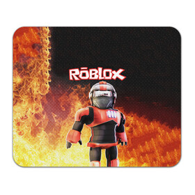 Коврик для мышки прямоугольный с принтом ROBLOX в Белгороде, натуральный каучук | размер 230 х 185 мм; запечатка лицевой стороны | roblox | игра | компьютерная игра | логотип | онлайн | онлайн игра | роблакс | роблокс