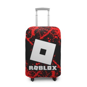 Чехол для чемодана 3D с принтом Roblox. в Белгороде, 86% полиэфир, 14% спандекс | двустороннее нанесение принта, прорези для ручек и колес | game | roblox | блок | игра | игрушка | лего | майнкрафт | персонажи | персонажи из кубиков | роблокс | робот