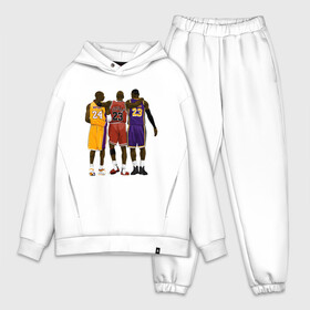 Мужской костюм хлопок OVERSIZE с принтом Kobe, Michael, LeBron в Белгороде,  |  | basketball | black | bryant | bulls | chicago | game | james | jordan | kobe | lakers | lebron | los angeles | michael | nba | rip | sla | баскетбол | баскетболист | брайант | буллс | джеймс | джордан | игрок | коби | леброн | лейкерс | лос андж