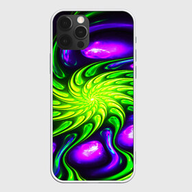 Чехол для iPhone 12 Pro Max с принтом NEON&ACID в Белгороде, Силикон |  | abstract | abstraction | color | fractal | geometry | paitnt | polygon | polygonal | psy | абстракция | геометрия | краски | неоновые | полигоны | психоделика | фрактал