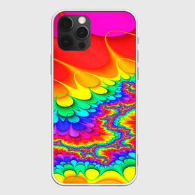 Чехол для iPhone 12 Pro Max с принтом TIE-DYE в Белгороде, Силикон |  | abstract | abstraction | color | fractal | geometry | paitnt | polygon | polygonal | psy | абстракция | геометрия | краски | неоновые | полигоны | психоделика | фрактал