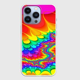 Чехол для iPhone 13 Pro с принтом TIE DYE в Белгороде,  |  | abstract | abstraction | color | fractal | geometry | paitnt | polygon | polygonal | psy | абстракция | геометрия | краски | неоновые | полигоны | психоделика | фрактал