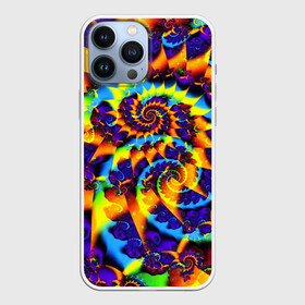 Чехол для iPhone 13 Pro Max с принтом TIE DYE COLOR в Белгороде,  |  | abstract | abstraction | color | fractal | geometry | paitnt | polygon | polygonal | psy | абстракция | геометрия | краски | неоновые | полигоны | психоделика | фрактал