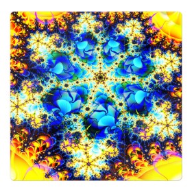 Магнитный плакат 3Х3 с принтом ИЛЛЮЗИЯ ФРАКТАЛОВ в Белгороде, Полимерный материал с магнитным слоем | 9 деталей размером 9*9 см | Тематика изображения на принте: abstract | abstraction | color | fractal | geometry | paitnt | polygon | polygonal | psy | абстракция | геометрия | краски | неоновые | полигоны | психоделика | фрактал