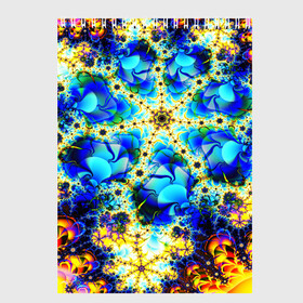 Скетчбук с принтом ИЛЛЮЗИЯ ФРАКТАЛОВ в Белгороде, 100% бумага
 | 48 листов, плотность листов — 100 г/м2, плотность картонной обложки — 250 г/м2. Листы скреплены сверху удобной пружинной спиралью | abstract | abstraction | color | fractal | geometry | paitnt | polygon | polygonal | psy | абстракция | геометрия | краски | неоновые | полигоны | психоделика | фрактал