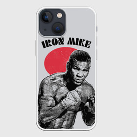 Чехол для iPhone 13 mini с принтом Iron Mike в Белгороде,  |  | iron mike | iron mike tyson | mike tyson | бокс | железный майк | майк тайсон | таисон | тайсон
