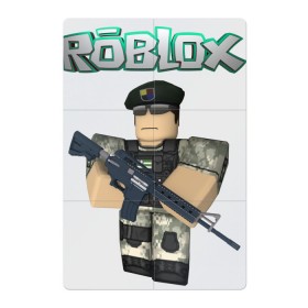 Магнитный плакат 2Х3 с принтом Roblox Defender в Белгороде, Полимерный материал с магнитным слоем | 6 деталей размером 9*9 см | Тематика изображения на принте: 23 февраля | game | game roblox | logo roblox | online game | r | roblox | день защитника | игра | игра роблокс | лого | лого роблокс | логотип | надпись | онлайн игра | онлайн игра роблокс | р | роблокс