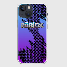 Чехол для iPhone 13 mini с принтом Roblox в Белгороде,  |  | Тематика изображения на принте: game | game roblox | logo roblox | online game | r | roblox | игра | игра роблокс | лого | лого роблокс | логотип | надпись | онлайн игра | онлайн игра роблокс | роблокс