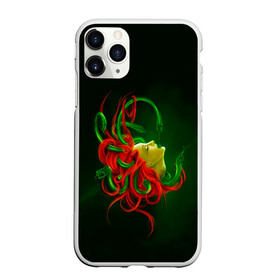 Чехол для iPhone 11 Pro матовый с принтом Медуза Горгона в Белгороде, Силикон |  | art | green | monster | арт | боги | волосы | герой | горгона | девушка | злодей | змея | медуза | миф | мифическая | мифология | монстр | персонаж | прикольная | сказка | фантастика | фэнтези