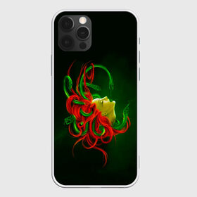 Чехол для iPhone 12 Pro Max с принтом Медуза Горгона в Белгороде, Силикон |  | art | green | monster | арт | боги | волосы | герой | горгона | девушка | злодей | змея | медуза | миф | мифическая | мифология | монстр | персонаж | прикольная | сказка | фантастика | фэнтези