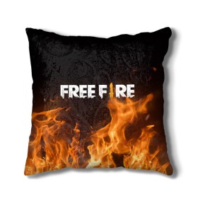 Подушка 3D с принтом FREE FIRE в Белгороде, наволочка – 100% полиэстер, наполнитель – холлофайбер (легкий наполнитель, не вызывает аллергию). | состоит из подушки и наволочки. Наволочка на молнии, легко снимается для стирки | free fire | freefire | игра free fire | игра фрифаер | фри файр | фрифаер