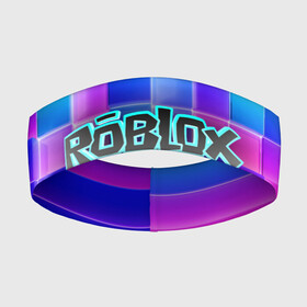 Повязка на голову 3D с принтом Роблокс в Белгороде,  |  | roblox | бро | геометрия | игры | квадраты | кубизм | кубы | линии | нуб | про | радуга | роблокс | человечки