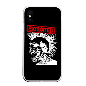 Чехол для iPhone XS Max матовый с принтом The Exploited в Белгороде, Силикон | Область печати: задняя сторона чехла, без боковых панелей | punks | punks not dead | the exploited | панк не сдох | панки | уоти | череп | эксплоитед