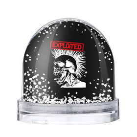 Снежный шар с принтом The Exploited в Белгороде, Пластик | Изображение внутри шара печатается на глянцевой фотобумаге с двух сторон | punks | punks not dead | the exploited | панк не сдох | панки | уоти | череп | эксплоитед