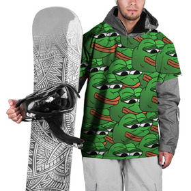 Накидка на куртку 3D с принтом Pepe The Frog в Белгороде, 100% полиэстер |  | Тематика изображения на принте: frog | meme | memes | pepe | pepe the frog | грустная жабка | лягушка | лягушонок пепе | мем | мемы