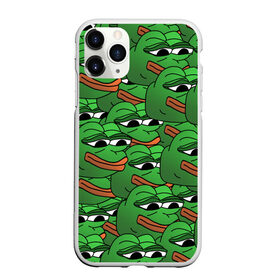 Чехол для iPhone 11 Pro Max матовый с принтом Pepe The Frog в Белгороде, Силикон |  | frog | meme | memes | pepe | pepe the frog | грустная жабка | лягушка | лягушонок пепе | мем | мемы