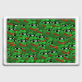 Магнит 45*70 с принтом Pepe The Frog в Белгороде, Пластик | Размер: 78*52 мм; Размер печати: 70*45 | Тематика изображения на принте: frog | meme | memes | pepe | pepe the frog | грустная жабка | лягушка | лягушонок пепе | мем | мемы