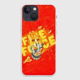 Чехол для iPhone 13 mini с принтом пламенная бригада пожарных красный фон в Белгороде,  |  | anime | enenno shouboutai | fire force | аниме | пламенная бригада пожарных