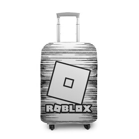 Чехол для чемодана 3D с принтом Roblox. в Белгороде, 86% полиэфир, 14% спандекс | двустороннее нанесение принта, прорези для ручек и колес | game | roblox | блок | игра | игрушка | лего | майнкрафт | персонажи | персонажи из кубиков | роблокс | робот