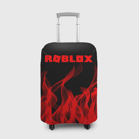 Чехол для чемодана 3D с принтом ROBLOX. в Белгороде, 86% полиэфир, 14% спандекс | двустороннее нанесение принта, прорези для ручек и колес | game | gamer | logo | minecraft | roblox | simulator | игра | конструктор | лого | симулятор | строительство | фигура