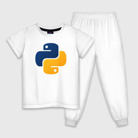 Детская пижама хлопок с принтом Python в Белгороде, 100% хлопок |  брюки и футболка прямого кроя, без карманов, на брюках мягкая резинка на поясе и по низу штанин
 | code | codes | pyhton | код | коды | питон | программирование | язык программирования