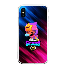 Чехол для iPhone XS Max матовый с принтом BRAWL STARS SANDY в Белгороде, Силикон | Область печати: задняя сторона чехла, без боковых панелей | 8 bit | 8 бит | bibi | brawl stars | crow | el brown | leon | leon shark | max | mr.p | sally leon | sandy | shark | stars | tara | virus | werewolf | акула | биби | вирус | ворон | леон | оборотень | пингвин