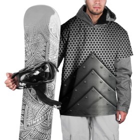 Накидка на куртку 3D с принтом Броня металлическая в Белгороде, 100% полиэстер |  | абстракция | броня | геометрия | железо | кольчуга | конус | круги | линии | металл | полосы | сетка | сталь | текстура | треугольник