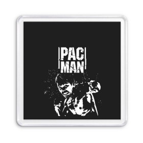 Магнит 55*55 с принтом Pac Man в Белгороде, Пластик | Размер: 65*65 мм; Размер печати: 55*55 мм | manny pacquiao | pac man | pacquiao | бокс | мэнни пакьяо | пакьяо