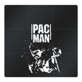 Магнитный плакат 3Х3 с принтом Pac Man в Белгороде, Полимерный материал с магнитным слоем | 9 деталей размером 9*9 см | Тематика изображения на принте: manny pacquiao | pac man | pacquiao | бокс | мэнни пакьяо | пакьяо