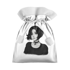 Подарочный 3D мешок с принтом Девушка Думер в Белгороде, 100% полиэстер | Размер: 29*39 см | doomer | doomer girl | trad girl | девушка | девушка думер | думер | мем | мемы