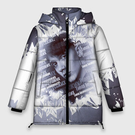Женская зимняя куртка 3D с принтом Тима Белорусских (чб) в Белгороде, верх — 100% полиэстер; подкладка — 100% полиэстер; утеплитель — 100% полиэстер | длина ниже бедра, силуэт Оверсайз. Есть воротник-стойка, отстегивающийся капюшон и ветрозащитная планка. 

Боковые карманы с листочкой на кнопках и внутренний карман на молнии | Тематика изображения на принте: артист | белорусских | во дворе | любовь по белорусски | мокрые кроссы | музыка | не меняй | незабудка | новинки музыки | одуванчик | певец | тима | тима белорусских | топ чарт
