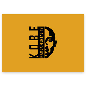 Поздравительная открытка с принтом Kobe Mamba mentality в Белгороде, 100% бумага | плотность бумаги 280 г/м2, матовая, на обратной стороне линовка и место для марки
 | 24 | 8 | black | bryant | kobe | lakers | mamba | mentality | баскетбол | баскетболист | брайан | детская | детскую | женская | женскую | калифорния | коба | коби | купить | мамба | менталитет | мужская | мужскую | сша | черная