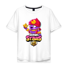 Мужская футболка хлопок Oversize с принтом BRAWL STARS GENE в Белгороде, 100% хлопок | свободный крой, круглый ворот, “спинка” длиннее передней части | 8 bit | 8 бит | bibi | brawl stars | crow | el brown | leon | leon shark | max | mr.p | sally leon | shark | stars | virus | werewolf | акула | биби | вирус | ворон | леон | оборотень | пингвин