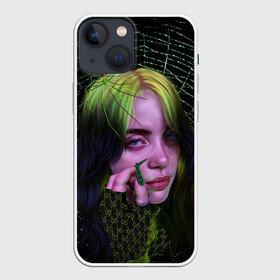 Чехол для iPhone 13 mini с принтом ПАУТИНА в Белгороде,  |  | bad guy | billie eilish | music | ocean eyes | pop | билли айлиш | билли эйлиш | девушка | музыка