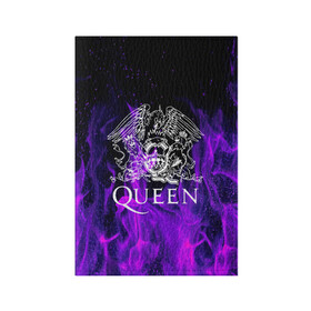 Обложка для паспорта матовая кожа с принтом QUEEN в Белгороде, натуральная матовая кожа | размер 19,3 х 13,7 см; прозрачные пластиковые крепления | queen | rock | брайан мэи | группа queen | группа квин | джон дикон | квин | королева | король | роджер тейлор | рок | фредди меркьюри
