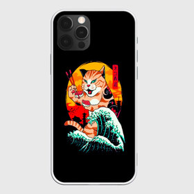 Чехол для iPhone 12 Pro Max с принтом Котейка в Белгороде, Силикон |  | animal | anime | art | cat | japan | meme | samurai | аниме | арт | волна | животное | закат | иероглефы | кот | кошка | мем | прикол | прикольная | природа | сакура | самурай | суши | юмор | япония