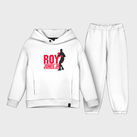 Детский костюм хлопок Oversize с принтом Roy Jones Jr. в Белгороде,  |  | captain hook | roy jones | roy levesta jones | бокс | капитан хук | рой джонс