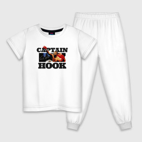 Детская пижама хлопок с принтом Captain Hook в Белгороде, 100% хлопок |  брюки и футболка прямого кроя, без карманов, на брюках мягкая резинка на поясе и по низу штанин
 | captain hook | roy jones | roy levesta jones | бокс | капитан хук | рой джонс