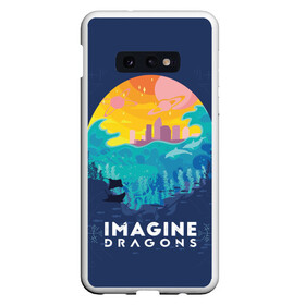 Чехол для Samsung S10E с принтом Imagine Dragons в Белгороде, Силикон | Область печати: задняя сторона чехла, без боковых панелей | alternative | believer | demons | dragons | imagines | imagining | interscope | kid | korner | radioactive | records | альтернативный рок | имеджин драгонс | инди | поп | электроник