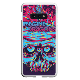 Чехол для Samsung S10E с принтом Imagine Dragons в Белгороде, Силикон | Область печати: задняя сторона чехла, без боковых панелей | alternative | believer | demons | dragons | imagines | imagining | interscope | kid | korner | radioactive | records | альтернативный рок | имеджин драгонс | инди | поп | электроник