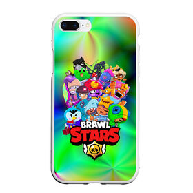 Чехол для iPhone 7Plus/8 Plus матовый с принтом BRAWL STARS в Белгороде, Силикон | Область печати: задняя сторона чехла, без боковых панелей | 