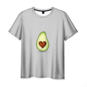Мужская футболка 3D с принтом Авокадо сердечко в Белгороде, 100% полиэфир | прямой крой, круглый вырез горловины, длина до линии бедер | Тематика изображения на принте: авокадо | авокадо с сердечком | авокадо сердечко | авокадо сердце | авокадо эмоции | сердечко | четыре | четыре авокадо