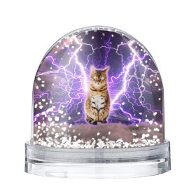 Снежный шар с принтом Котушка Теслы в Белгороде, Пластик | Изображение внутри шара печатается на глянцевой фотобумаге с двух сторон | cat | lightning | lightning cat | tesla | арт с котом | грозовой кошак | катушка теслы | кот | кот мем | котейка | котушка теслы | котяра | кошак | кошка | мем с котом | молнии | тесла