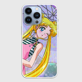 Чехол для iPhone 13 Pro с принтом Sailor Moon в Белгороде,  |  | baby | bunny | girl | like | pink | sailormoon | usagi | вода капли | воин | волосы | глаза | девушка | дождь | зайчик | зонтик | котик | кролик | лето | луна | малышка | матроска | небо | облака | природа | радуга | розовый